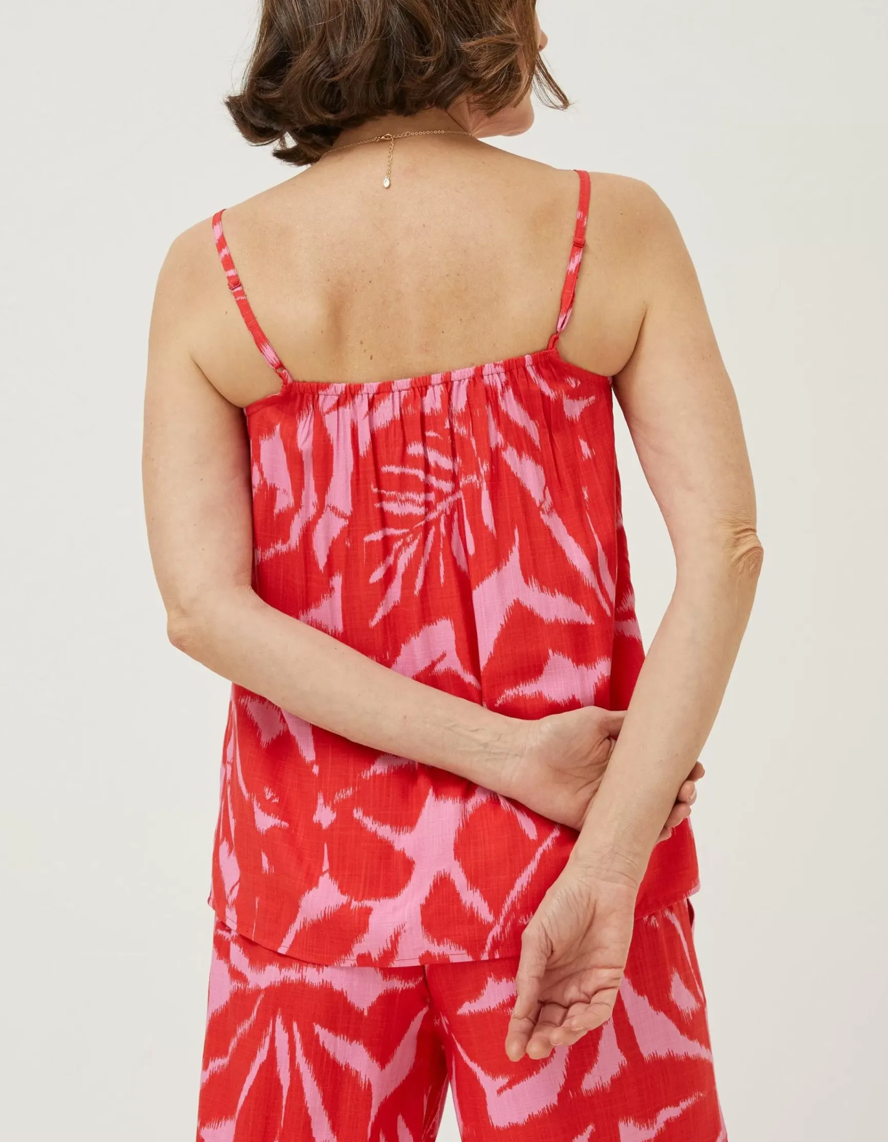 FatFace Sian Ikat Leaves Cami Top|Women Shirts & Blouses