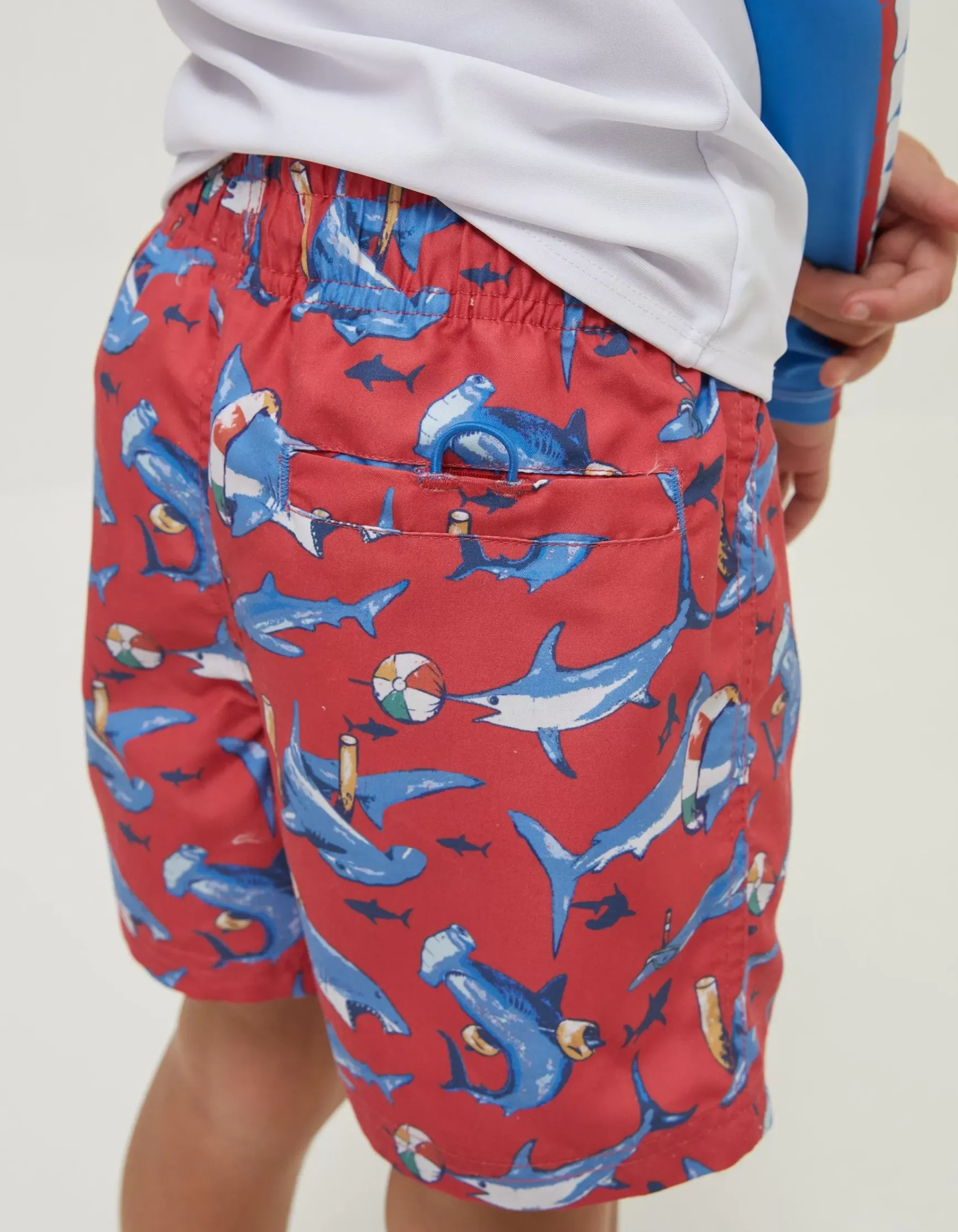 FatFace Sidney Shark Swim Shorts|Boys View All