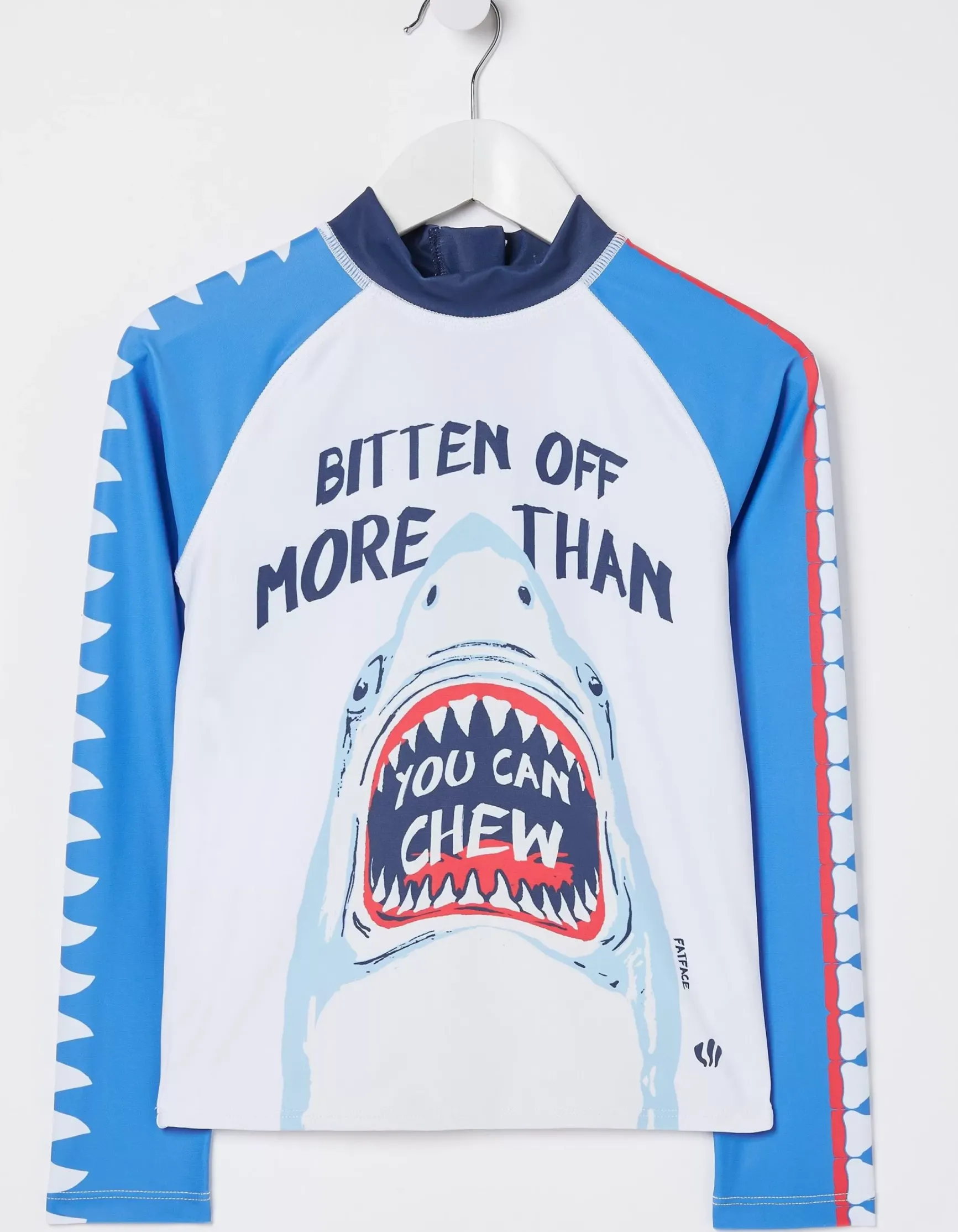 FatFace Sidney The Shark Rash Vest|Boys View All