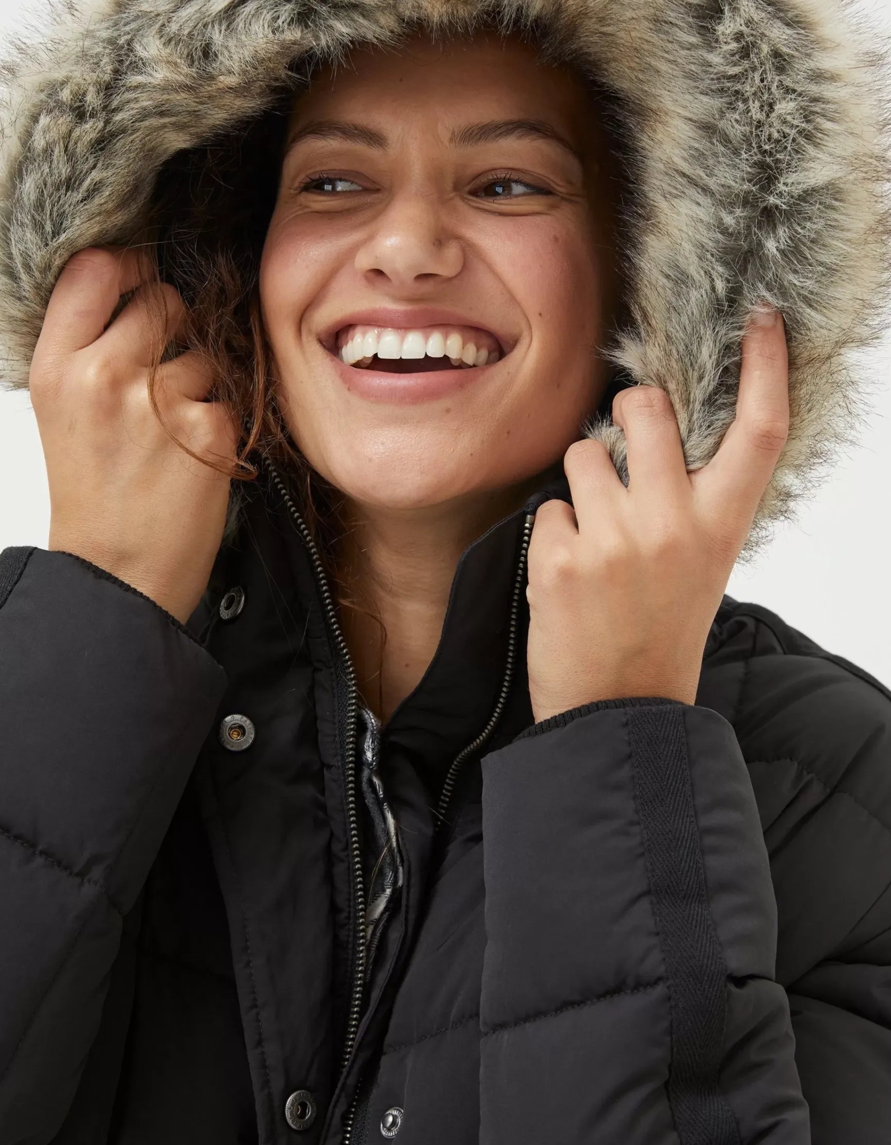 FatFace Sienna Quilted Mid Length Coat|Women Coats & Jackets