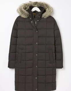 FatFace Sienna Quilted Mid Length Coat|Women Coats & Jackets