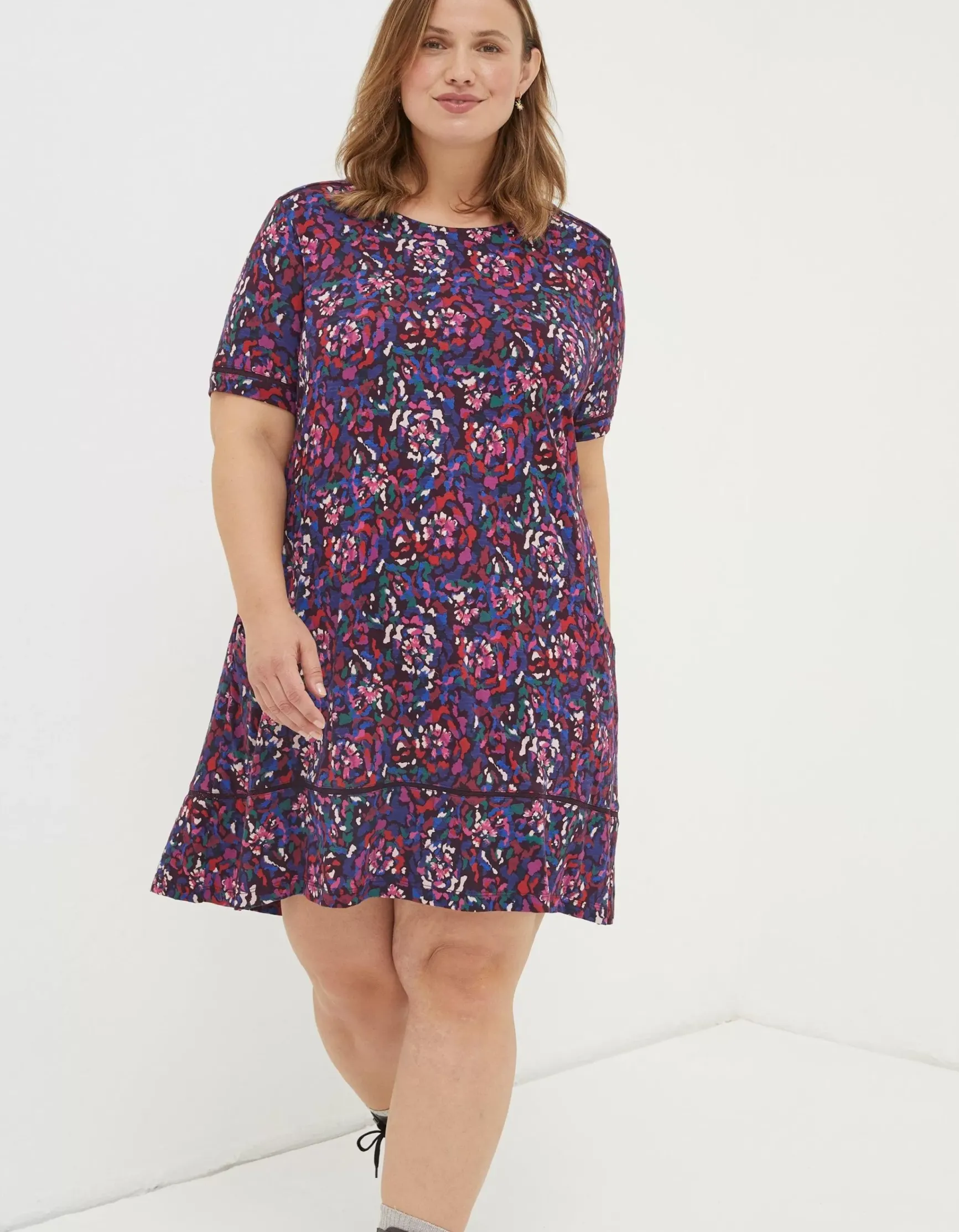 FatFace Simone Abstract Jersey Dress|Women Dresses