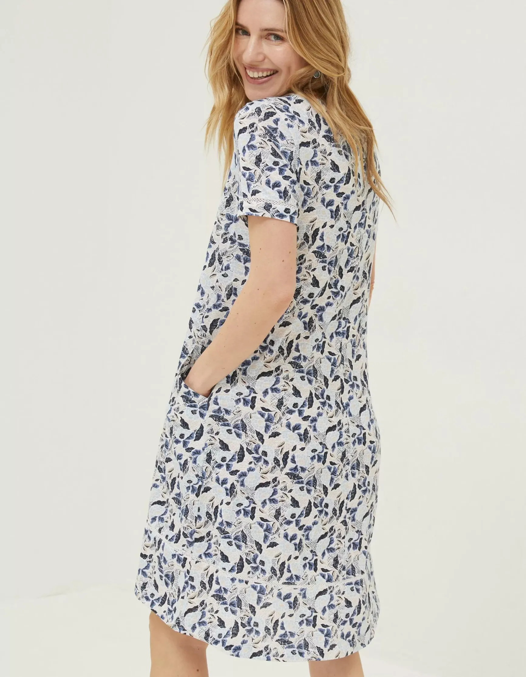 FatFace Simone Batik Jersey Dress|Women Dresses
