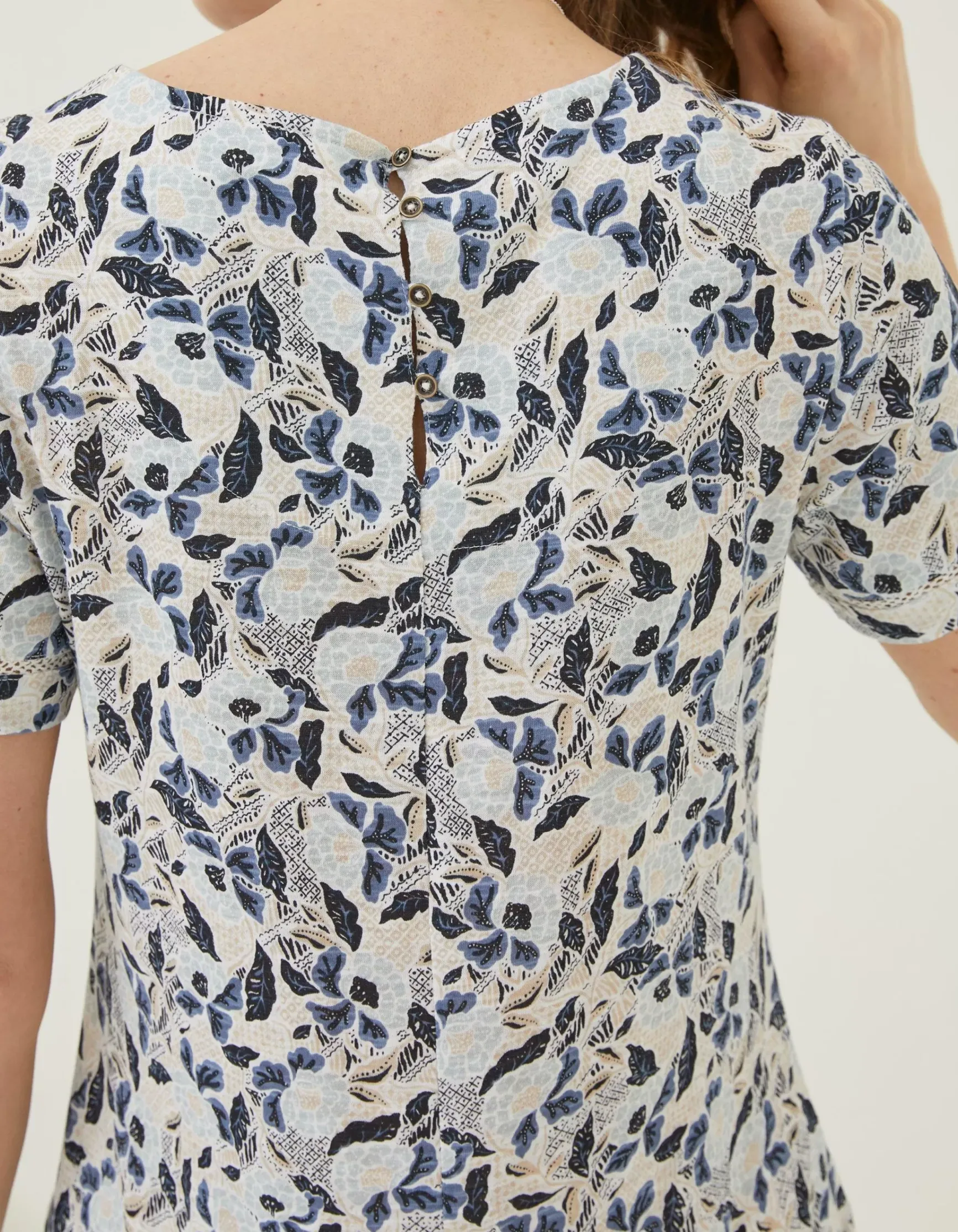 FatFace Simone Batik Jersey Dress|Women Dresses