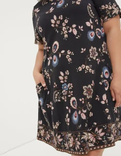 FatFace Simone Floral Jersey Dress|Women Dresses