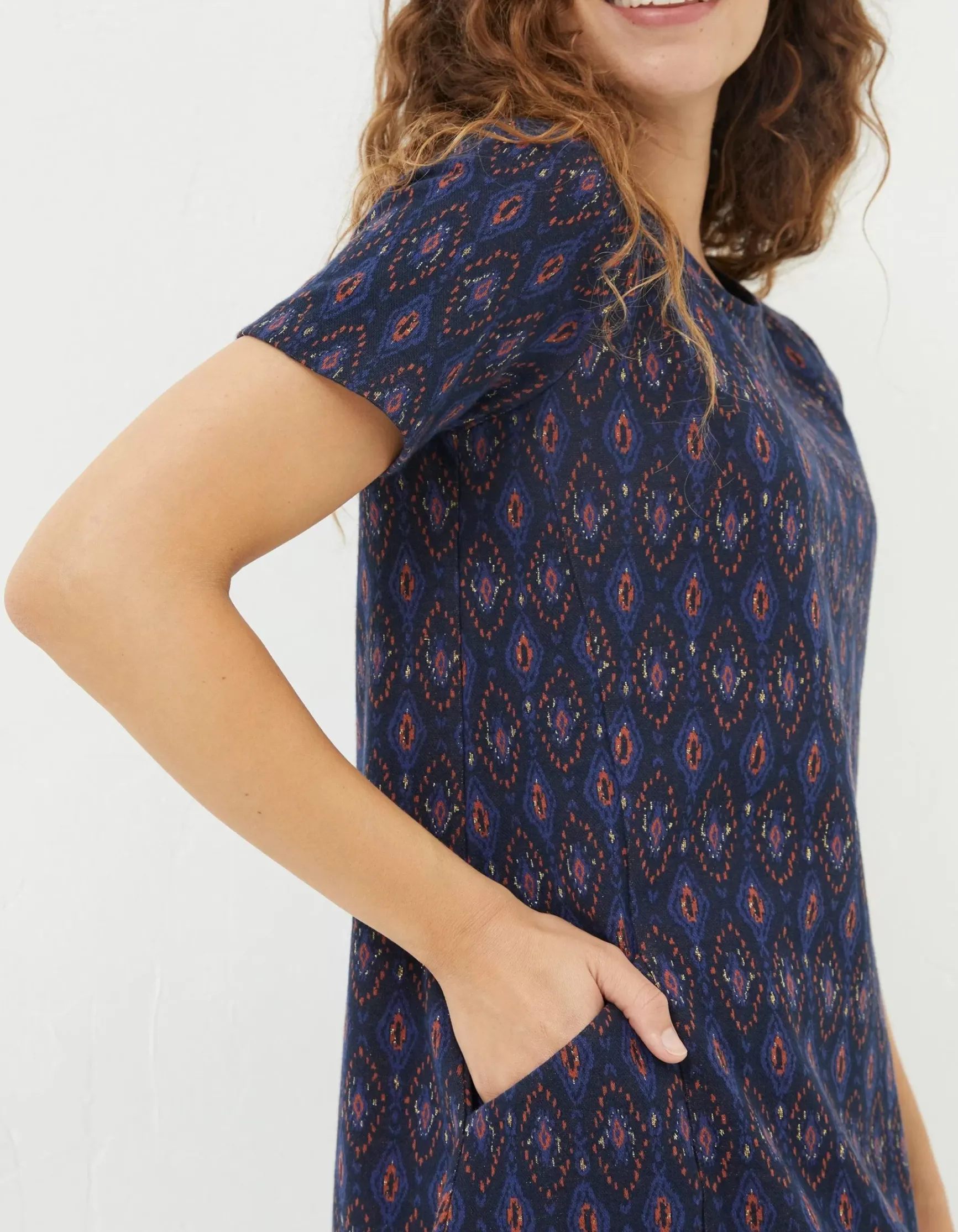 FatFace Simone Jacquard Dress|Women Dresses