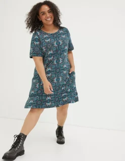 FatFace Simone Mirrored Jersey Dress|Women Dresses