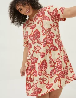 FatFace Simone Vine Jersey Dress|Women Dresses