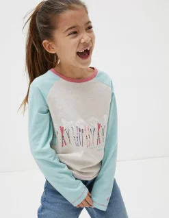 FatFace Ski Raglan Jersey T-Shirt|Girls View All