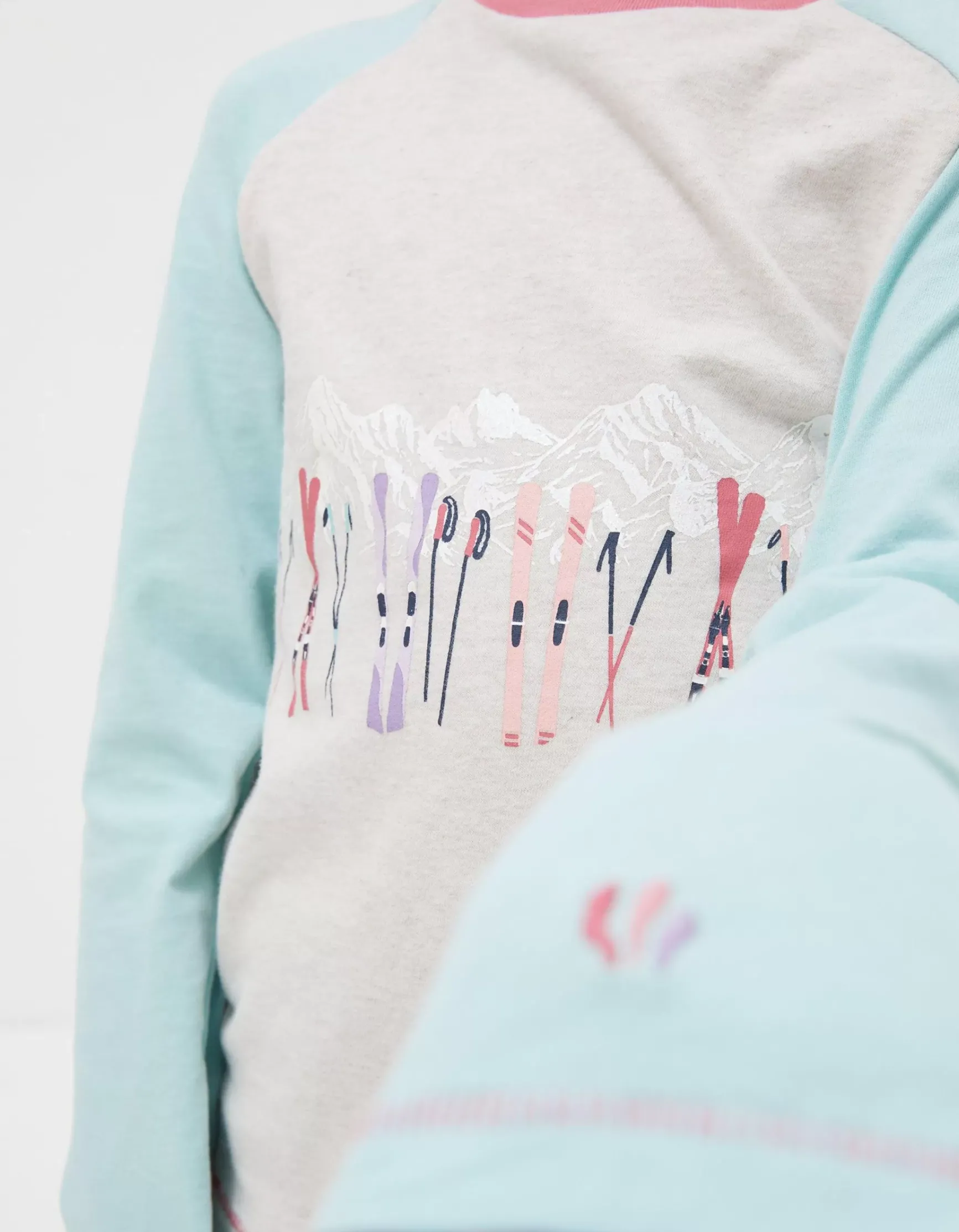 FatFace Ski Raglan Jersey T-Shirt|Girls View All