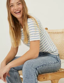 FatFace Skylar Stripe Top|Women Tops & T-Shirts