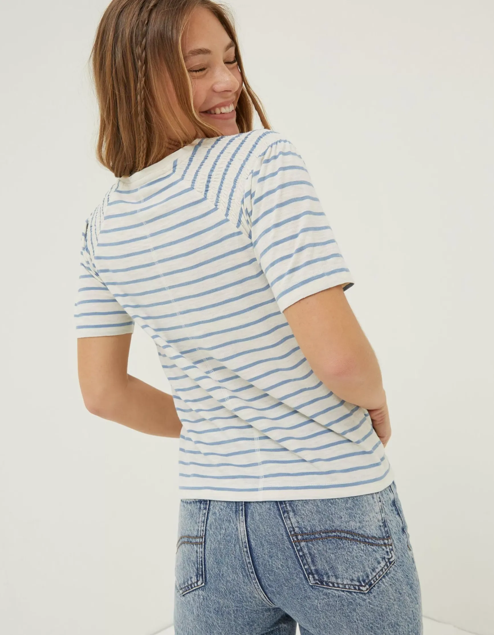 FatFace Skylar Stripe Top|Women Tops & T-Shirts