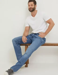 FatFace Slim Authentic Wash Jeans|Men Jeans