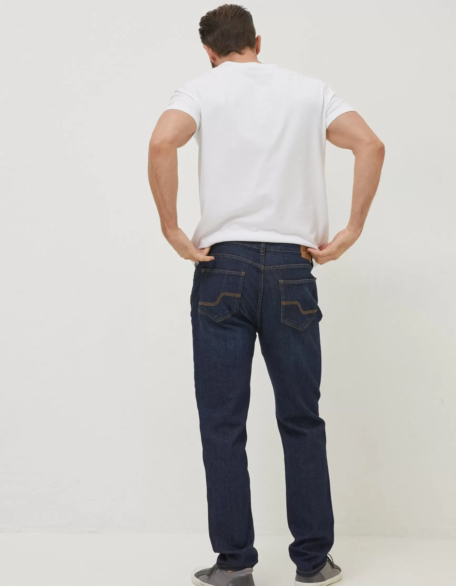 FatFace Slim Dark Vintage Wash Jeans|Men Jeans