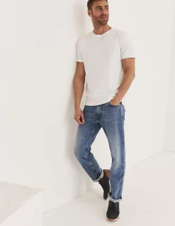 FatFace Slim Light Wash Jeans|Men Jeans