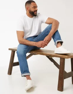 FatFace Slim Light Wash Jeans|Men Jeans