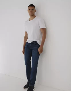 FatFace Slim Mid Wash Jeans|Men Jeans
