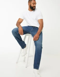 FatFace Slim Mid Wash Jeans|Men Jeans