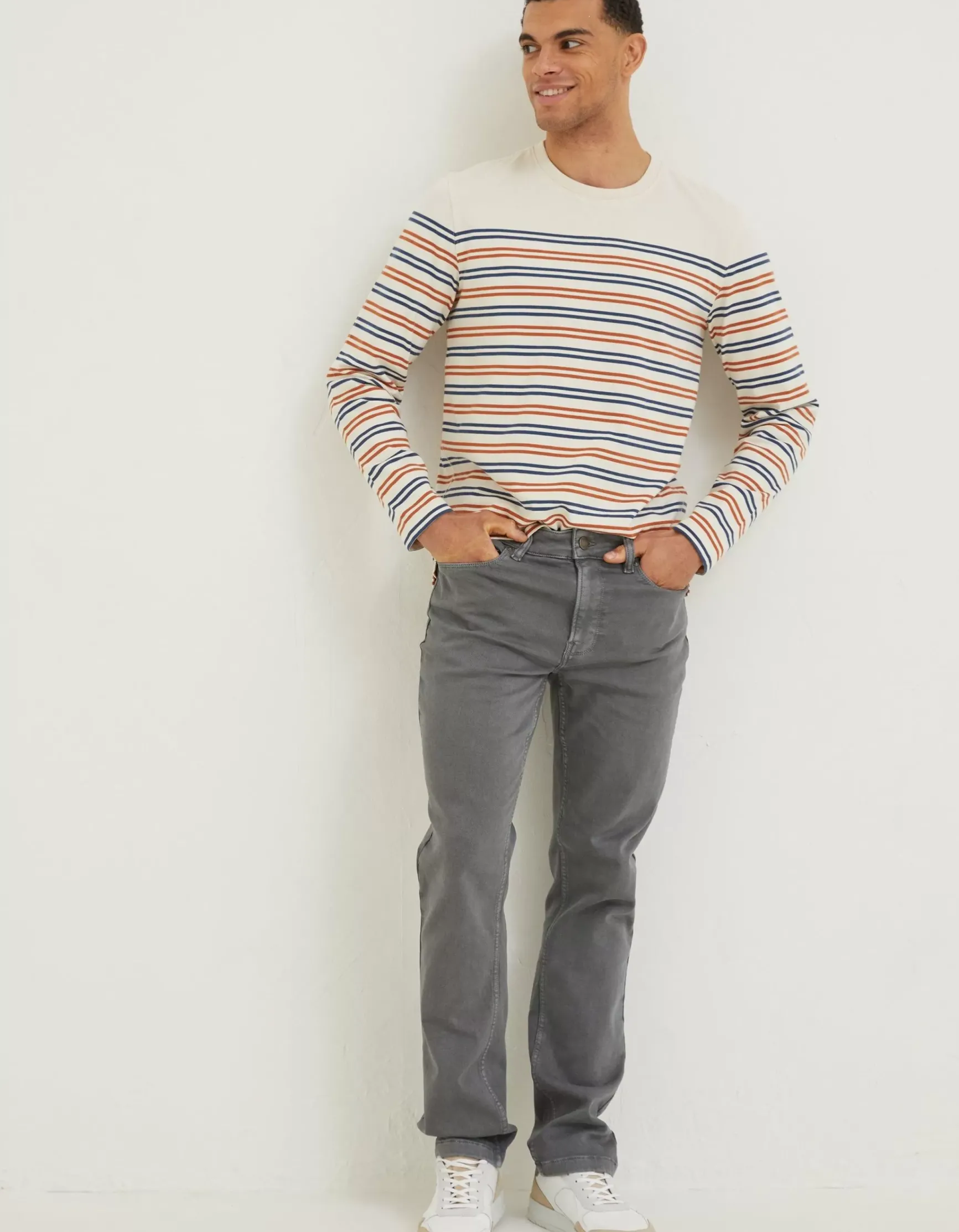 FatFace Slim Salcombe Trousers|Men Trousers & Chinos