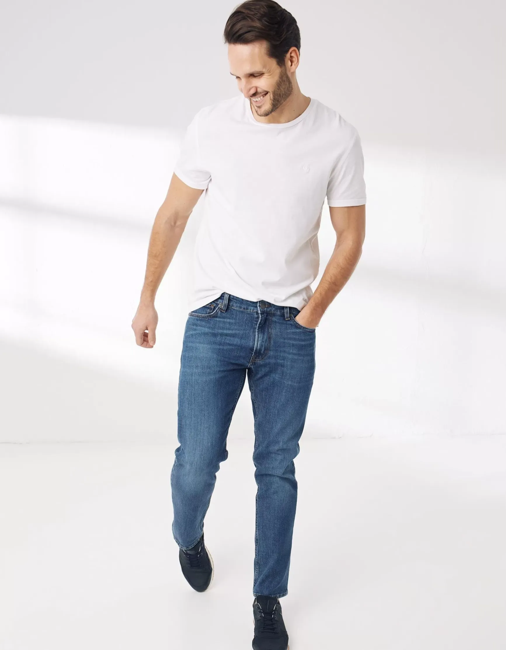 FatFace Slim Stone Wash Jeans|Men Jeans