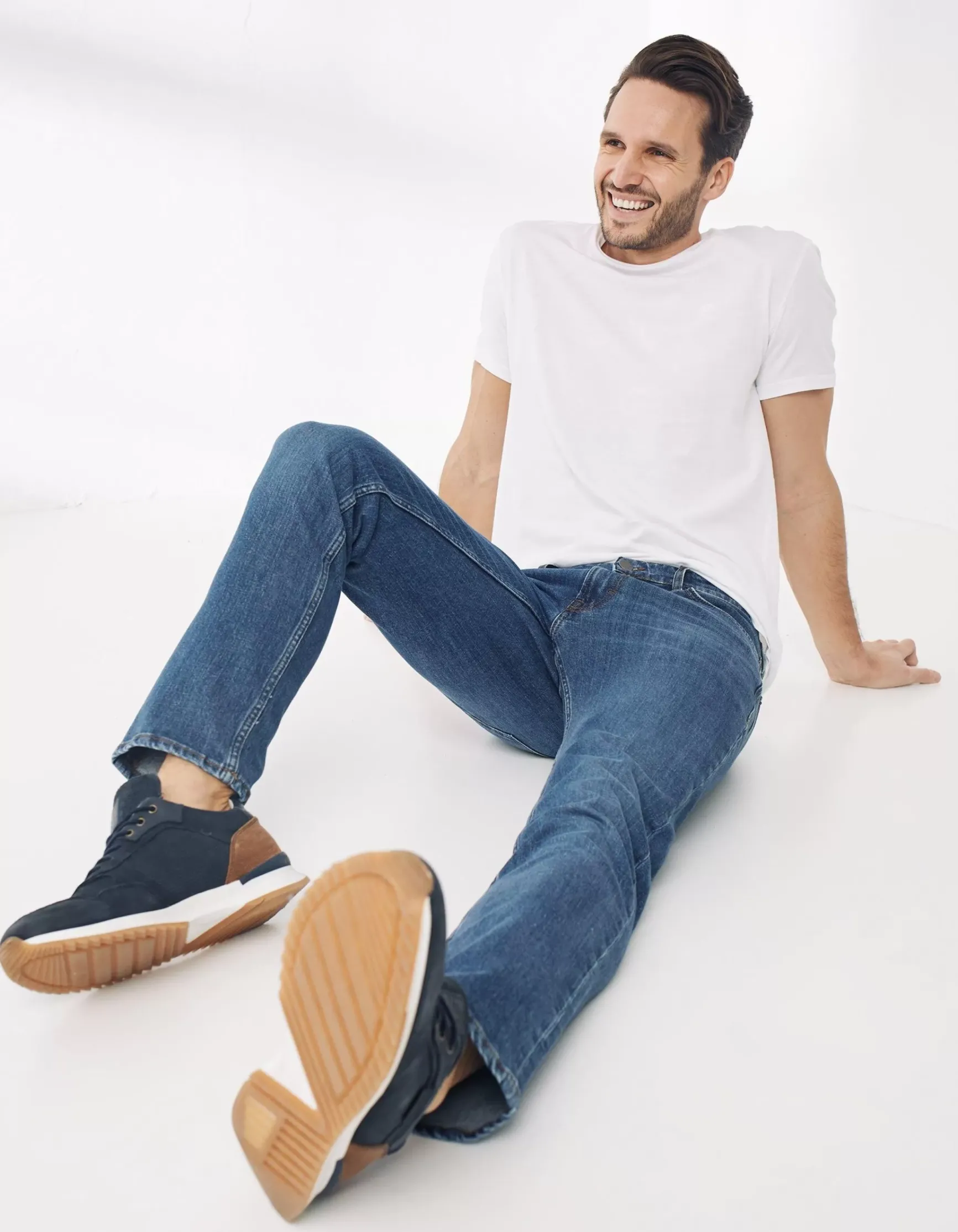 FatFace Slim Stone Wash Jeans|Men Jeans