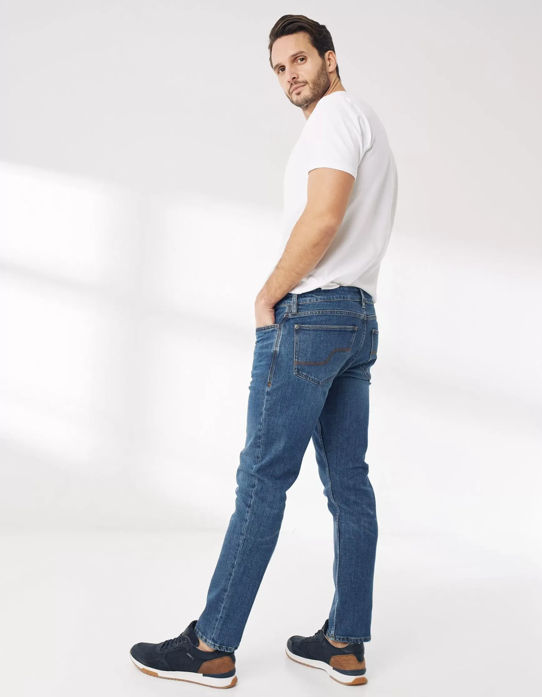FatFace Slim Stone Wash Jeans|Men Jeans