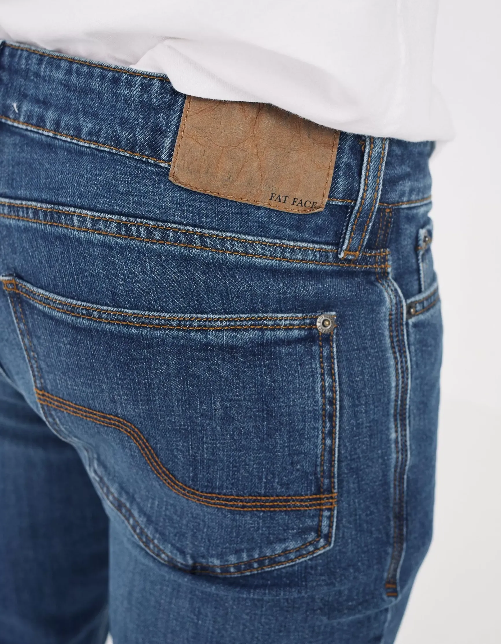 FatFace Slim Stone Wash Jeans|Men Jeans