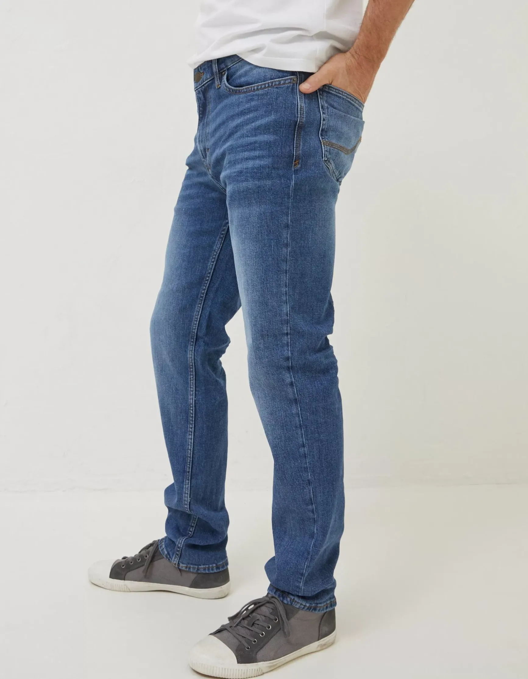 FatFace Slim Stone Wash Jeans|Men Jeans