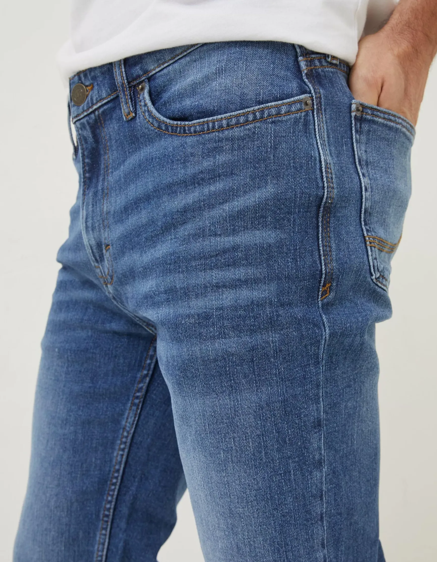 FatFace Slim Stone Wash Jeans|Men Jeans