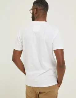 FatFace Slub Henley T-Shirt|Men T-Shirts