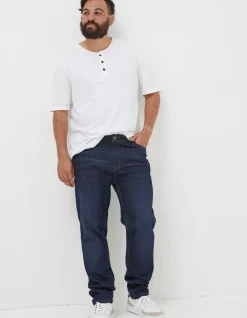 FatFace Slub Henley T-Shirt|Men T-Shirts