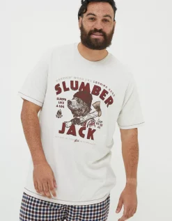 FatFace Slumber Jack T-Shirt|Men T-Shirts
