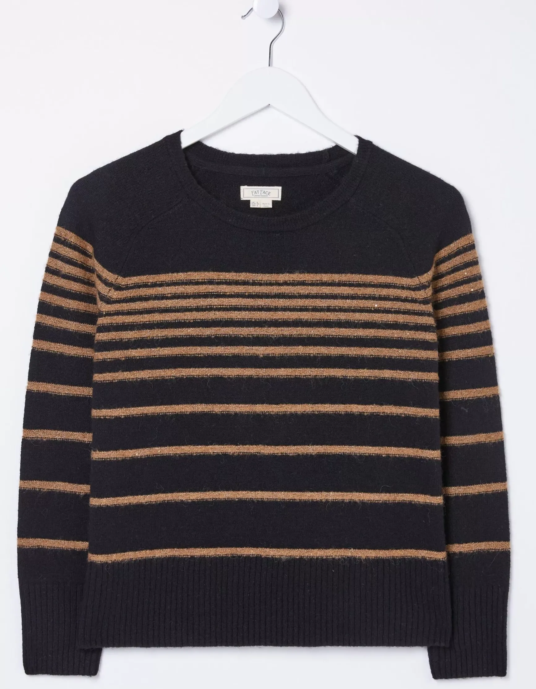 FatFace Sparkle Stripe Jumper|Women View All