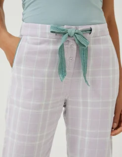 FatFace Spring Check Pants|Women Nightwear & Loungewear