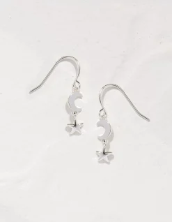 FatFace Star And Moon Charm Earrings|Women View All