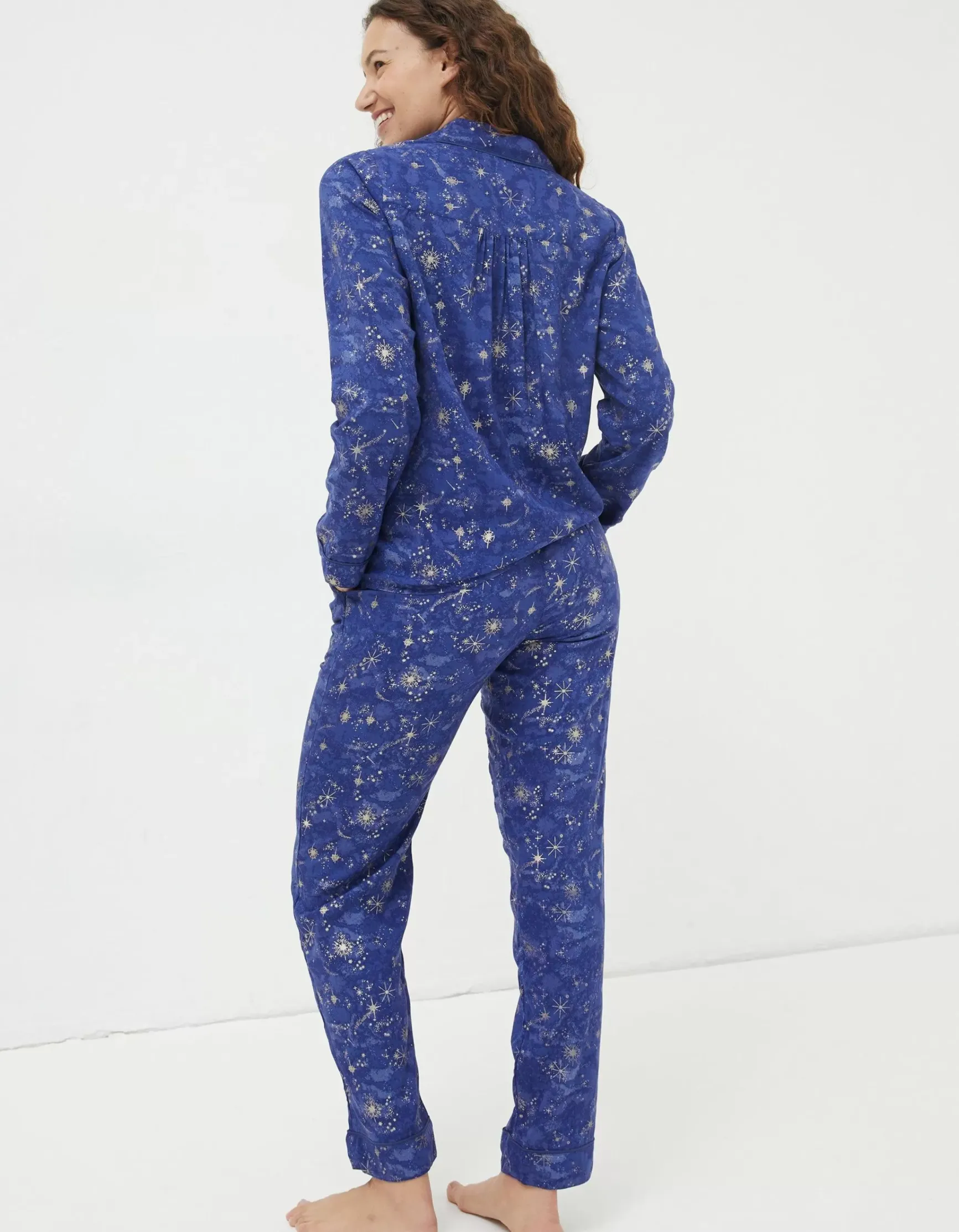 FatFace Star Print Pyjamas Gift Box Set|Women View All