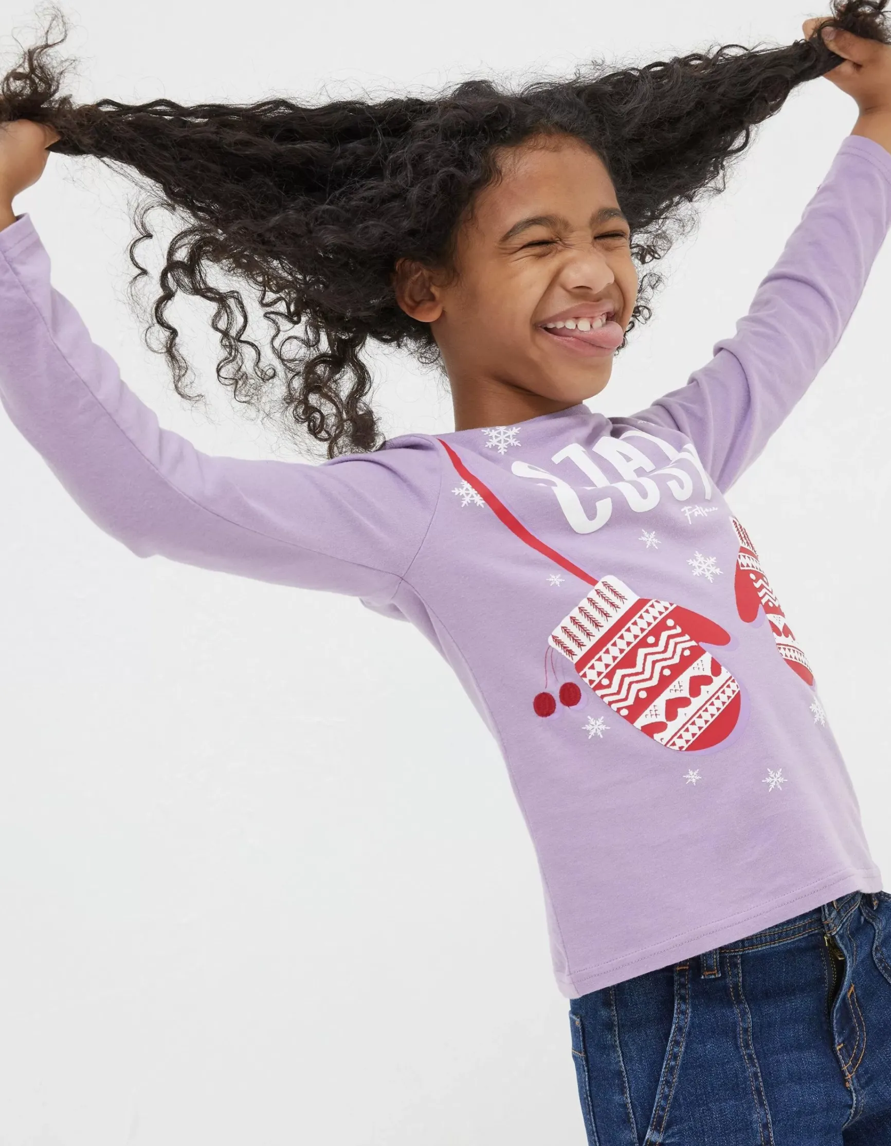FatFace Stay Cosy T-Shirt|Girls View All