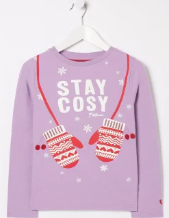 FatFace Stay Cosy T-Shirt|Girls View All