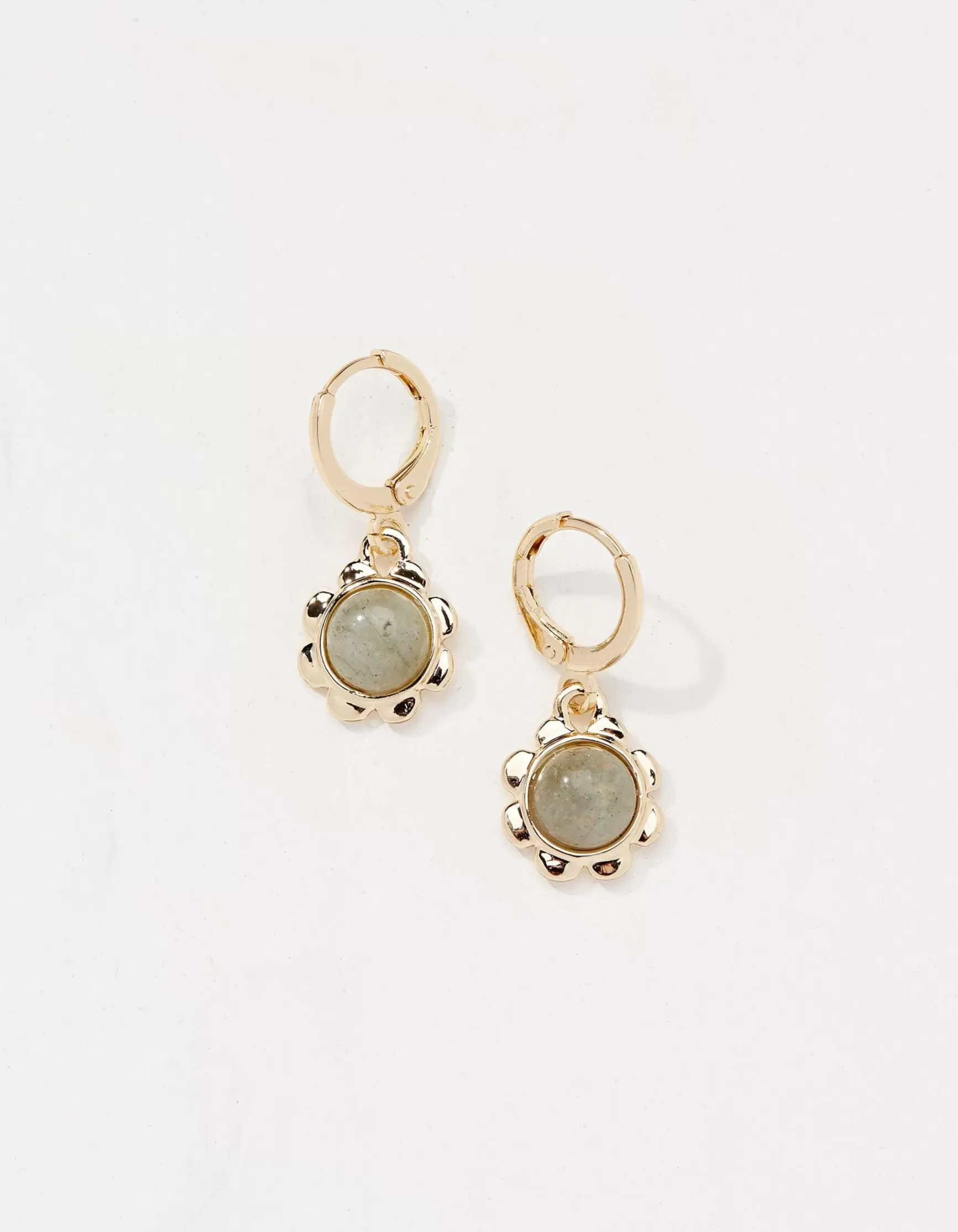 FatFace Stone Flower Drop Earrings|Women View All
