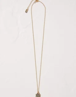 FatFace Stone Flower Necklace|Women View All