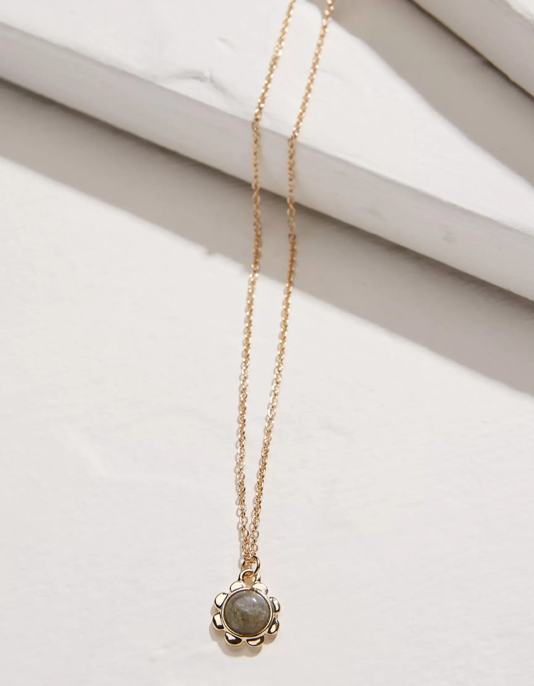 FatFace Stone Flower Necklace|Women View All