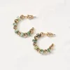 FatFace Stone Hoop Earrings|Women View All