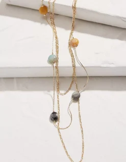 FatFace Stone Stack Necklace|Women View All