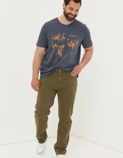 FatFace Straight 5 Pocket Jeans|Men Jeans