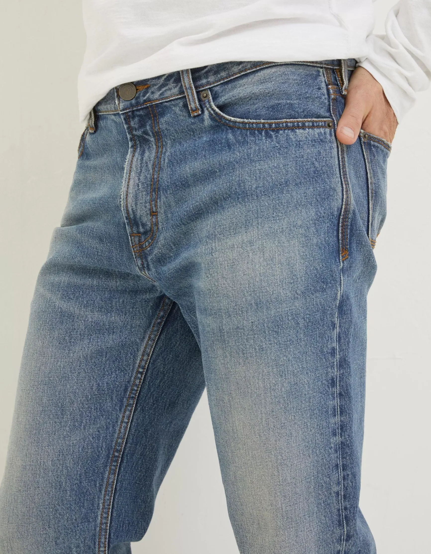 FatFace Straight Authentic Wash Jeans|Men Jeans
