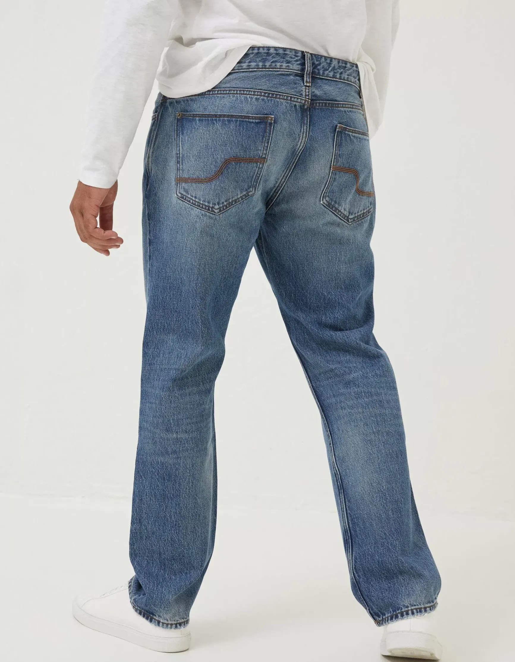 FatFace Straight Authentic Wash Jeans|Men Jeans
