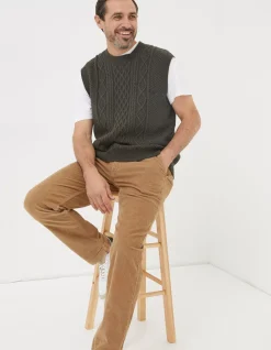 FatFace Straight Cord Trousers|Men View All