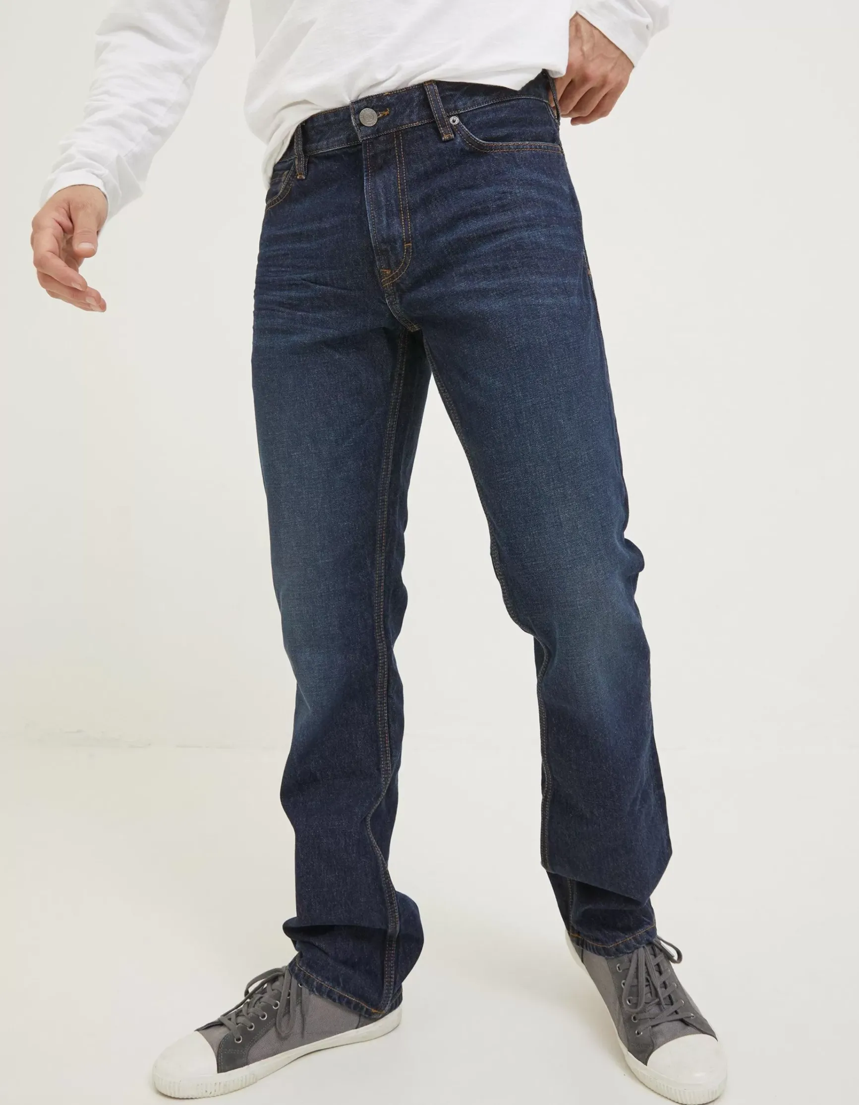 FatFace Straight Dark Vintage Wash Jeans|Men Jeans