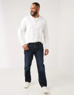 FatFace Straight Dark Vintage Wash Jeans|Men Jeans