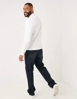 FatFace Straight Dark Vintage Wash Jeans|Men Jeans